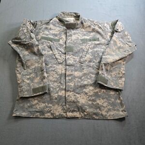 US Military Issue ACU UCP Camouflage Army Combat Coat Jacket Size Large Regular
